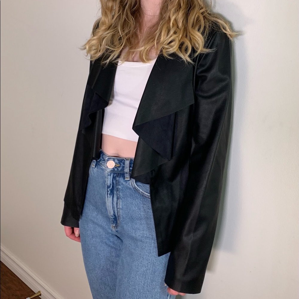 Zara leather jacket